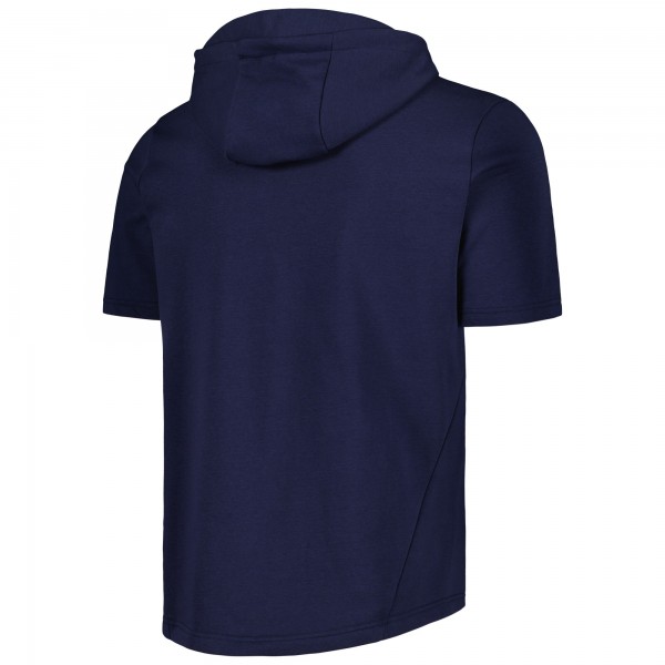 Толстовка с коротким рукавом New York Yankees Levelwear Navy Recruit