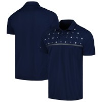 New York Yankees Levelwear Navy Sector Batter Up Raglan Polo