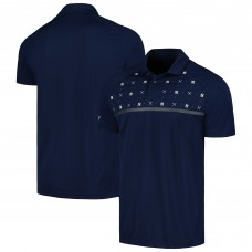 New York Yankees Levelwear Navy Sector Batter Up Raglan Polo