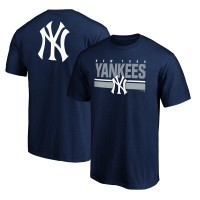 New York Yankees Navy End Game Team Logo T-Shirt