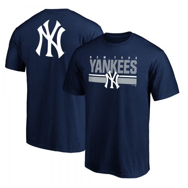 New York Yankees Navy End Game Team Logo T-Shirt