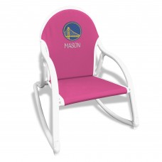Childrens Golden State Warriors Pink Personalized Rocking Chair