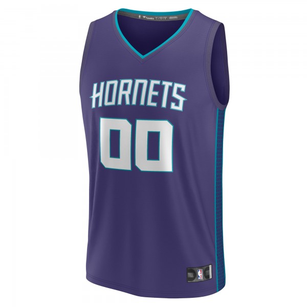 Именная игровая джерси Charlotte Hornets Youth Fast Break Replica - Statement Edition - Purple
