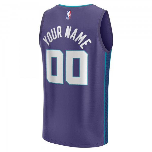 Именная игровая джерси Charlotte Hornets Youth Fast Break Replica - Statement Edition - Purple