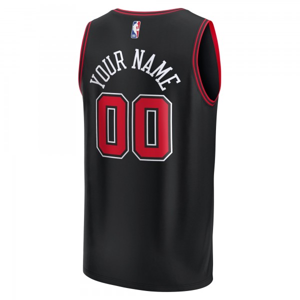 Игровая форма  Chicago Bulls Youth Fast Break Replica Custom - Statement Edition - Black