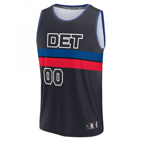 Игровая форма  Detroit Pistons Youth Fast Break Replica Custom - Statement Edition - Black