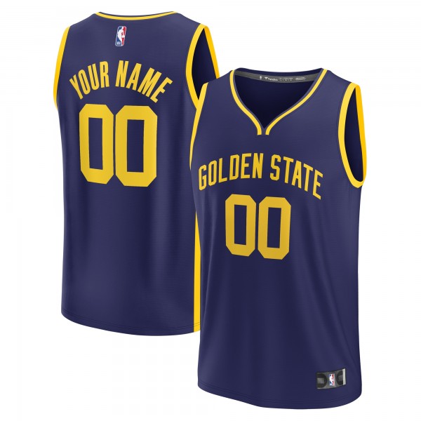 Игровая форма  Golden State Warriors Youth 2022/23 Fast Break Replica Custom - Statement Edition - Navy