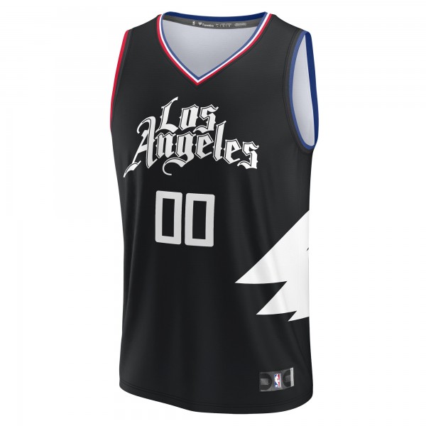 Игровая форма  LA Clippers Youth Fast Break Replica Custom - Statement Edition - Black