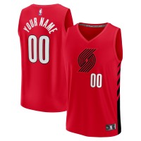 Игровая форма  Portland Trail Blazers Youth Fast Break Replica Custom - Statement Edition - Red