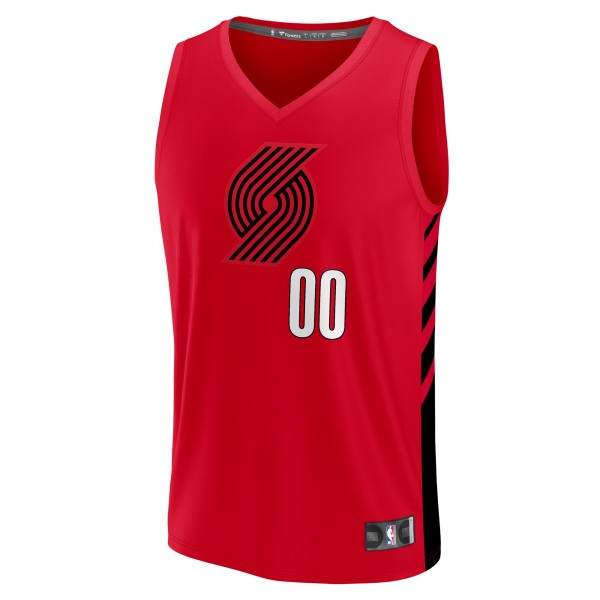 Игровая форма  Portland Trail Blazers Youth Fast Break Replica Custom - Statement Edition - Red