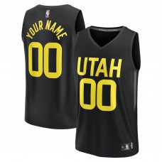 Игровая форма  Utah Jazz Youth Fast Break Replica Custom - Statement Edition - Black