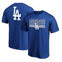 Los Angeles Dodgers Royal End Game Team Wordmark T-Shirt