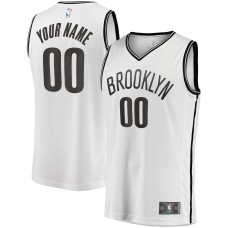 Brooklyn Nets Fast Break Custom Replica Jersey - Association Edition - White