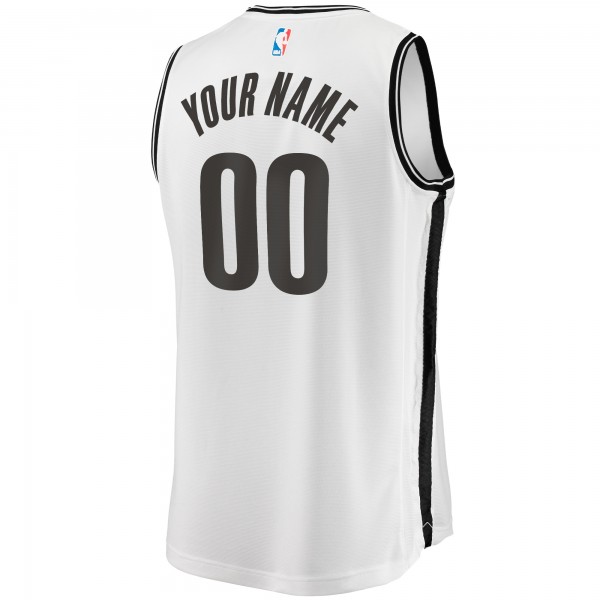 Игровая форма  Brooklyn Nets Fast Break Custom Replica - Association Edition - White