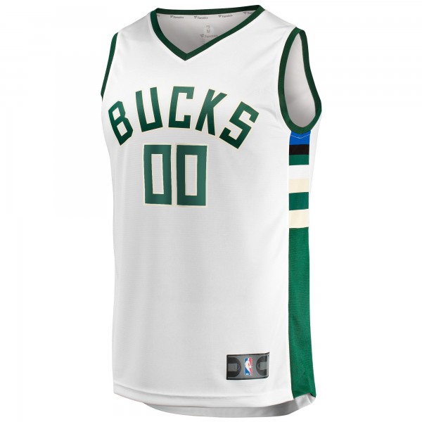 Игровая форма  Milwaukee Bucks Unisex Fast Break Custom - White - Association Edition