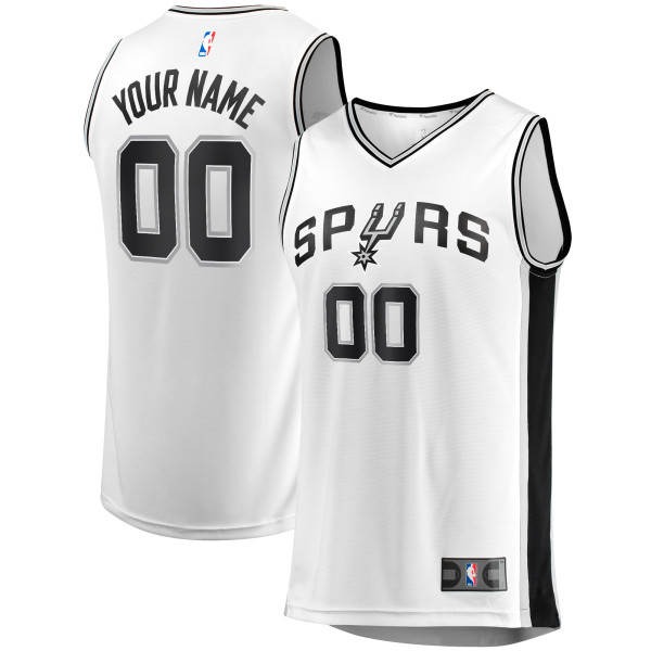 Именная джерси San Antonio Spurs Fanatics White Fast Break Replica - Association Edition