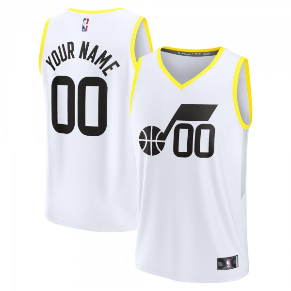 Игровая форма  Utah Jazz Fast Break Custom Replica - Association Edition - White