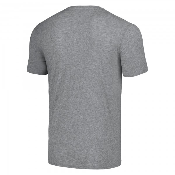 Футболка LeBron James Los Angeles Lakers Homage Number Tri-Blend - Gray