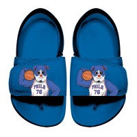 Toddler Philadelphia 76ers ISlide Royal Mascot Slide Sandals