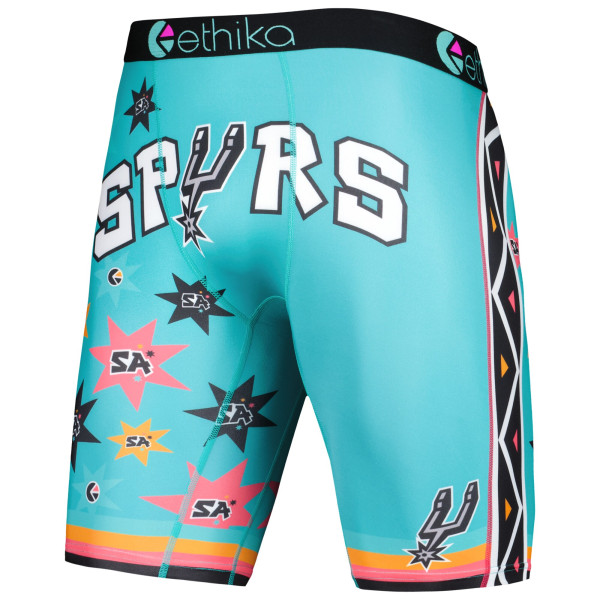 San Antonio Spurs Ethika Blue City Edition Boxer Briefs