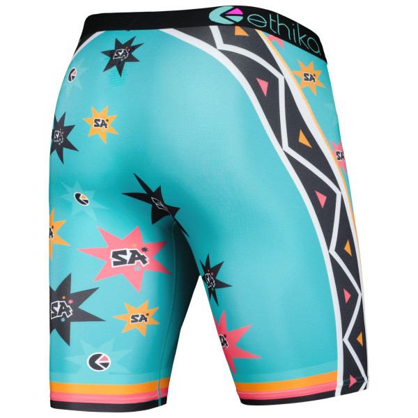 San Antonio Spurs Ethika Blue City Edition Boxer Briefs