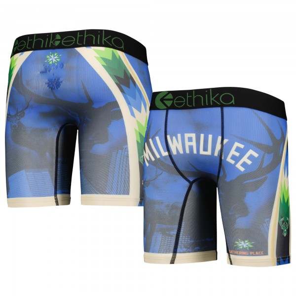Трусы Milwaukee Bucks Ethika Youth City Edition - Royal