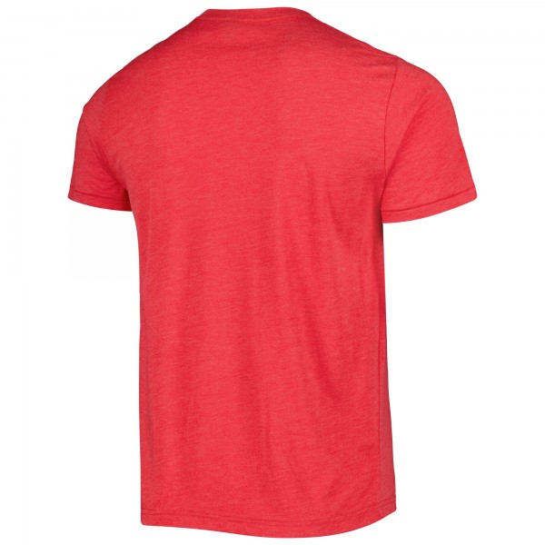 Unisex Washington Wizards Homage Red Hometown Hyper Local Tri-Blend T-Shirt