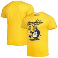 Футболка Memphis Grizzlies Homage Unisex Hometown Hyper Local Tri-Blend - Gold