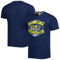 Футболка Memphis Grizzlies Homage Unisex Hometown Hyper Local Tri-Blend - Navy