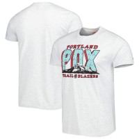 Футболка Portland Trail Blazers Homage Unisex Hometown Hyper Local Tri-Blend - Ash