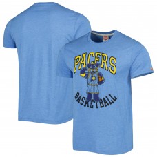 Футболка Indiana Pacers Homage Unisex Team Mascot Tri-Blend - Light Blue