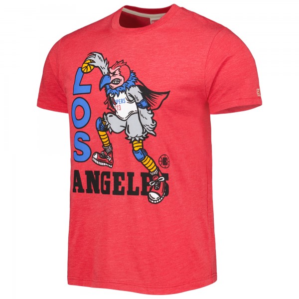 Футболка LA Clippers Homage Unisex Team Mascot Tri-Blend - Red