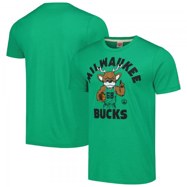 Футболка Milwaukee Bucks Homage Unisex Team Mascot Tri-Blend - Green