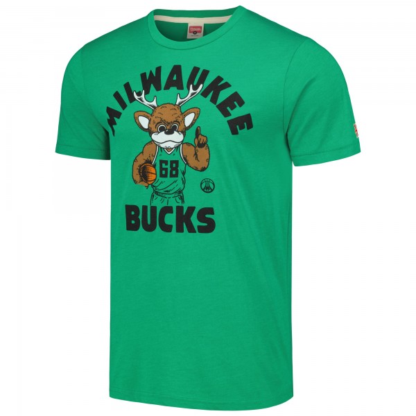 Футболка Milwaukee Bucks Homage Unisex Team Mascot Tri-Blend - Green