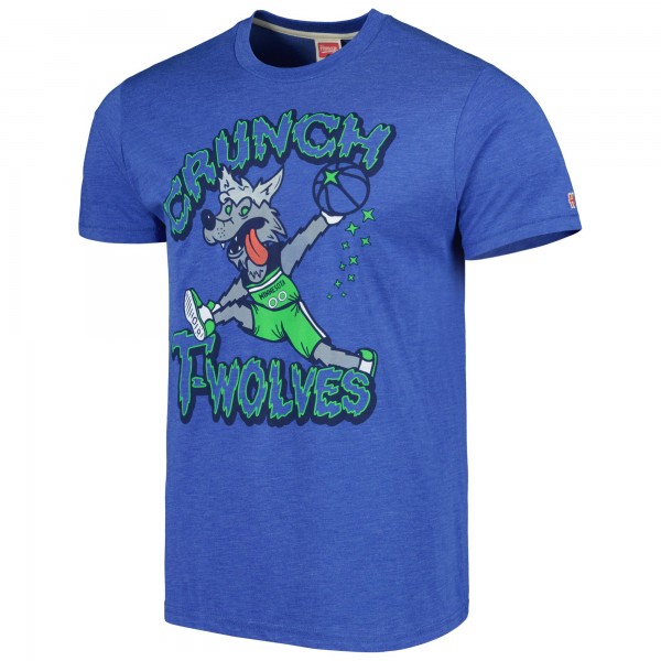 Футболка Minnesota Timberwolves Homage Unisex Team Mascot Tri-Blend - Blue