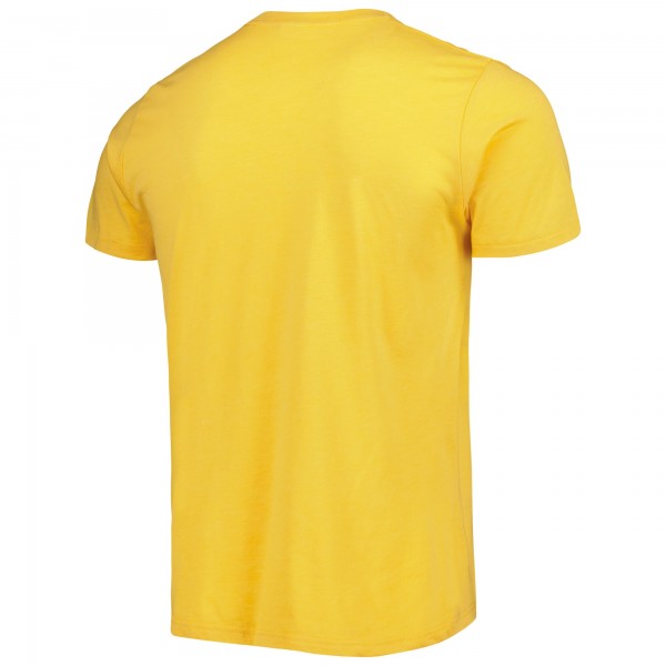 Футболка Utah Jazz Homage Unisex Team Mascot Tri-Blend - Gold