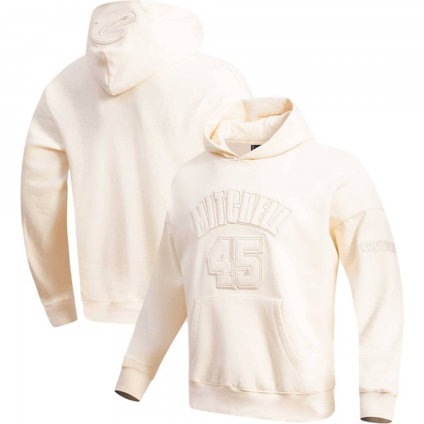 Именная толстовка Donovan Mitchell Cleveland Cavaliers Pro Standard - Cream