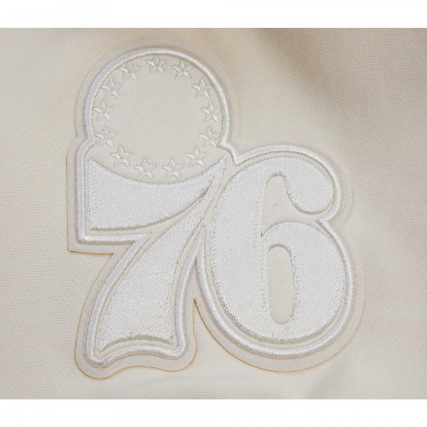Именная толстовка Joel Embiid Philadelphia 76ers Pro Standard - Cream