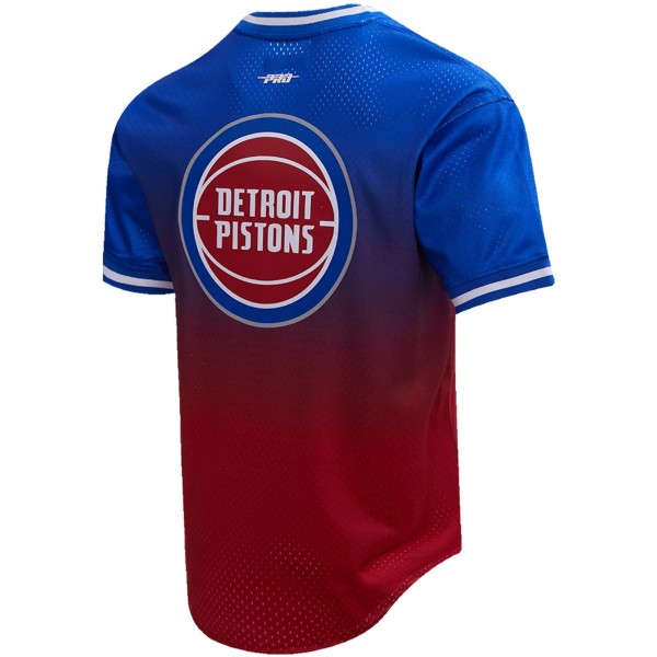 Футболка Cade Cunningham Detroit Pistons Post Ombre - Royal/Red