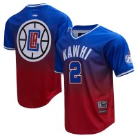 Футболка Kawhi Leonard LA Clippers Post Ombre - Royal/Red