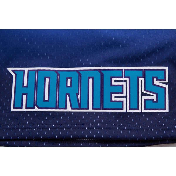 Шорты LaMelo Ball Charlotte Hornets Post Ombre Name & Number - Navy/Blue