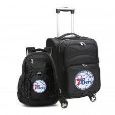 Рюкзак и чемодан Philadelphia 76ers MOJO Softside - Black