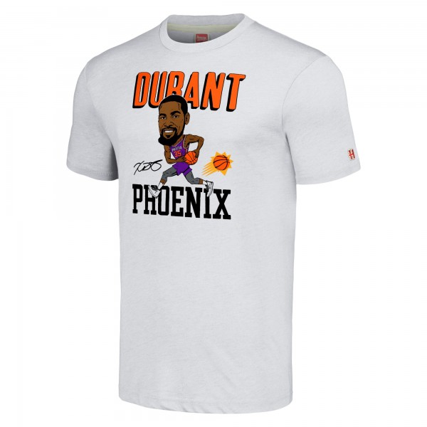 Футболка Kevin Durant Phoenix Suns Homage Caricature Tri-Blend - Ash