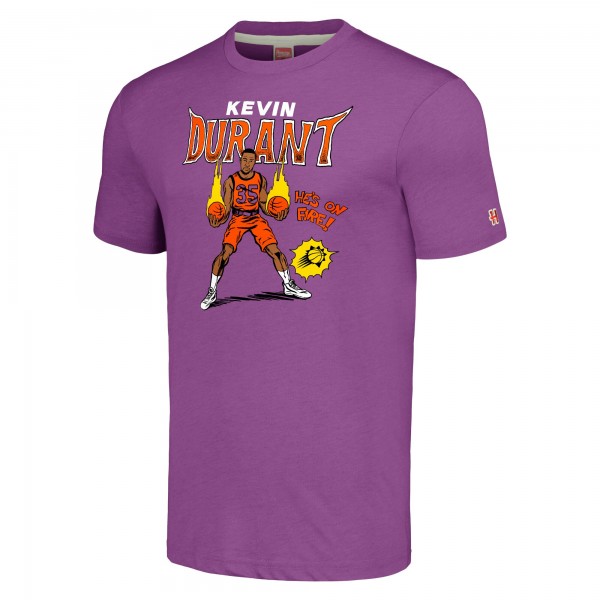 Футболка Kevin Durant Phoenix Suns Homage Comic Book Tri-Blend - Purple