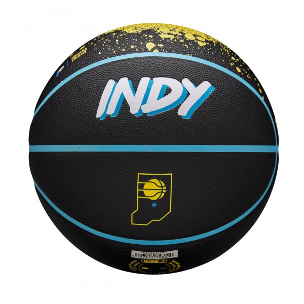 Баскетбольный мяч Indiana Pacers Wilson 2023/24 City Edition Collectors