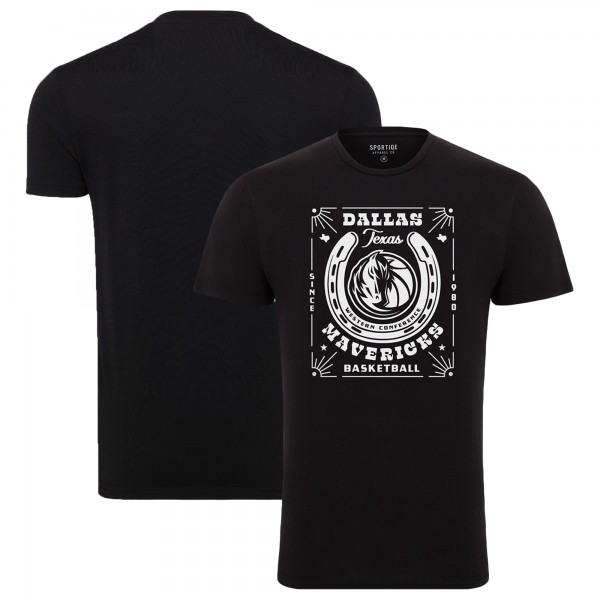 Футболка Dallas Mavericks Sportiqe Unisex Bingham Elevated - Black