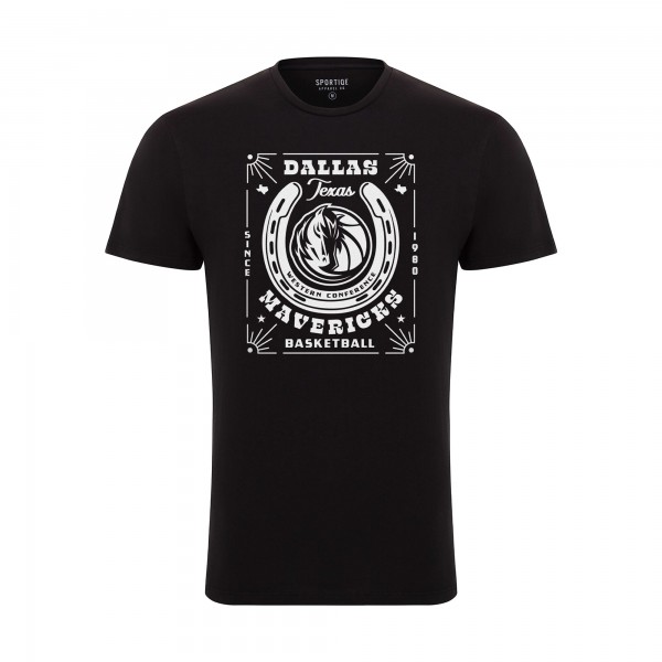 Футболка Dallas Mavericks Sportiqe Unisex Bingham Elevated - Black