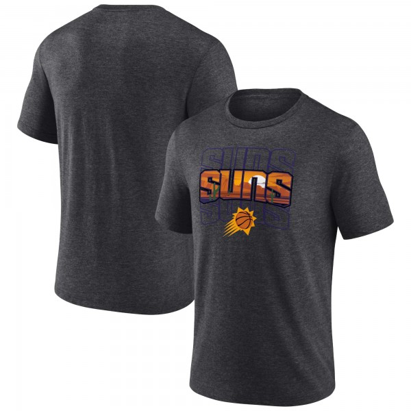 Футболка Phoenix Suns Hometown Originals Announcer Tri-Blend - Charcoal