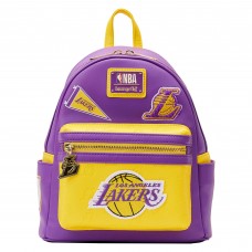 Los Angeles Lakers Loungefly Patches Mini Backpack
