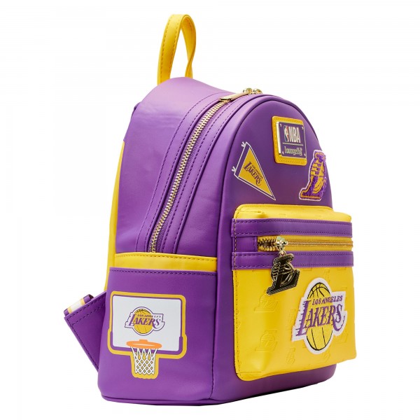 Маленький рюкзак Los Angeles Lakers Loungefly Patches